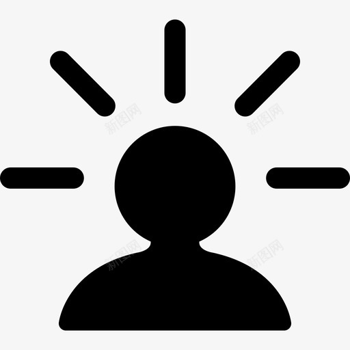 用户头像用户档案闪亮用户图标svg_新图网 https://ixintu.com 用户头像 用户档案 闪亮用户
