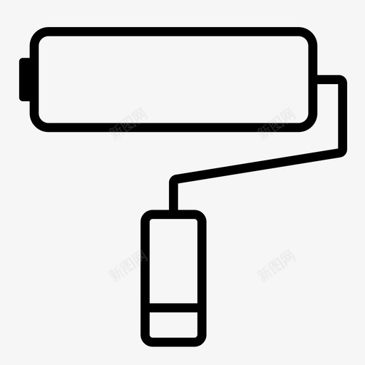 油漆辊翻新改造图标svg_新图网 https://ixintu.com 改造 油漆 油漆刷 油漆辊 翻新 颜色