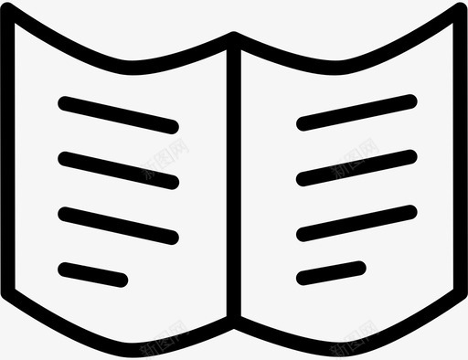 书课文学习图标svg_新图网 https://ixintu.com 书 学习 学校 教育 课文 课本 阅读 非小说