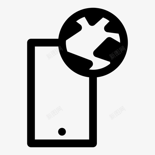 移动互联网无线网络图标svg_新图网 https://ixintu.com edge gprs http iphone 无线 电话 移动互联网 网络
