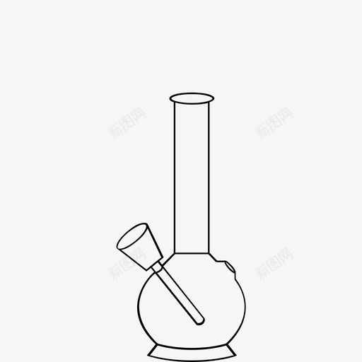 大麻烟斗烟图标svg_新图网 https://ixintu.com 大麻 烟 烟斗 玻璃
