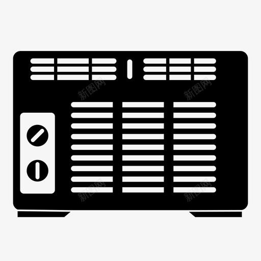 空调冷凉图标svg_新图网 https://ixintu.com 冷 凉 夏 空调