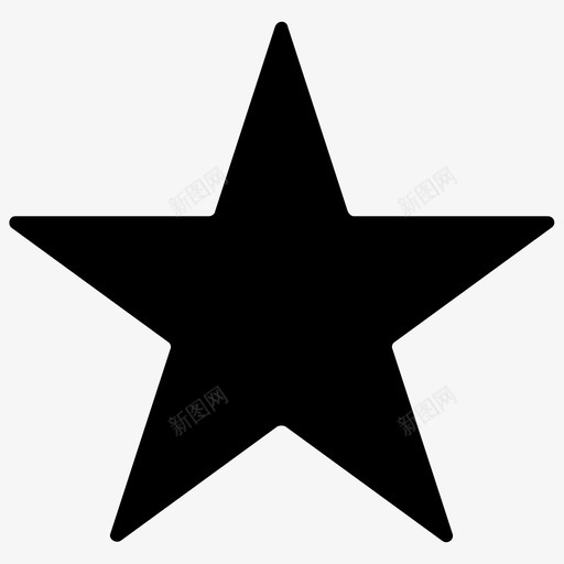星星最爱最爱的标志图标svg_新图网 https://ixintu.com 平滑实心图标 形状 星形形状 星星 最爱 最爱的标志