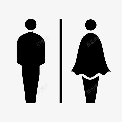 浴室西装卫生间图标svg_新图网 https://ixintu.com 卫生间 女士 情侣 正装 浴室 男士 礼服 西装 豪华