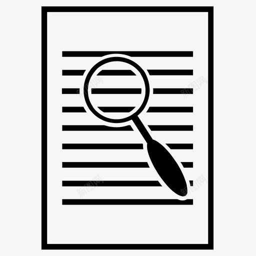 研究论文图标svg_新图网 https://ixintu.com 研究论文