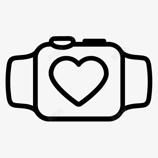 苹果手表时间智能图标svg_新图网 https://ixintu.com 健康 压力 心脏 成本 时间 智能 更快 爱 节拍 苹果手表 苹果手表图标 速率
