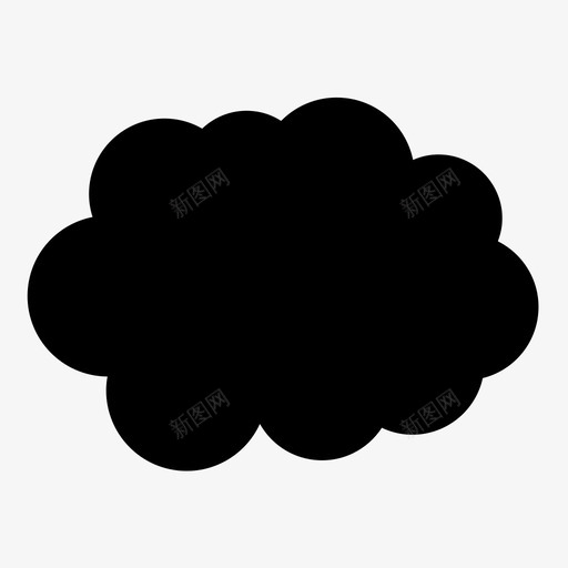 云天气思想图标svg_新图网 https://ixintu.com 云 天气 天空 思想 梦想 雨云 雪 预报 风暴云