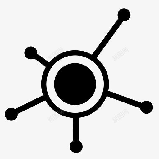 网络已连接正在连接图标svg_新图网 https://ixintu.com 公用 域 已连接 正在连接 网络