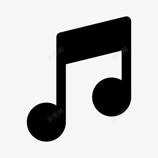 音乐音符音频听图标svg_新图网 https://ixintu.com 听 声音 歌唱 歌曲 音乐 音乐音符 音频