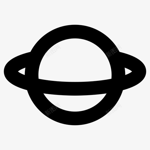 行星天王星宇宙图标svg_新图网 https://ixintu.com 卫星 土星 外太空 天王星 太空 宇宙 恒星 环 行星