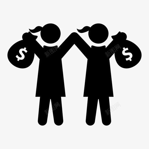 赚钱钱袋资金流图标svg_新图网 https://ixintu.com 人 人物和金钱图标钱袋子 付款 利润 合伙人 挣 支付 收入 男性 硬币 美元 财富 资金流 赚钱 金融等 钱袋