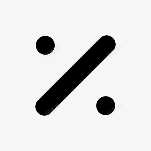 百分比数学运算符图标svg_新图网 https://ixintu.com 数学运算符 百分比
