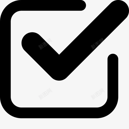 复选框投票选择图标svg_新图网 https://ixintu.com 复选框 批准 投票 换气 标记 确定 选择