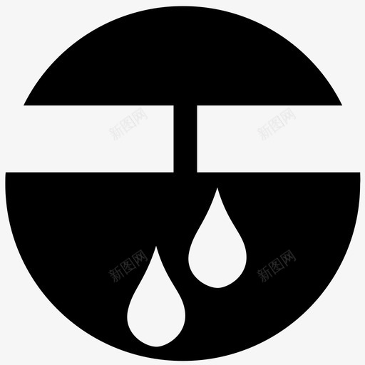 泄漏破裂水图标svg_新图网 https://ixintu.com 废水 损失 水 泄漏 破裂 管道 耗水量