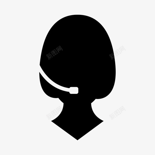 支持用户支持中心图标svg_新图网 https://ixintu.com 个人资料 呼叫中心 头像 女性 客户服务 支持 支持中心 用户 账户
