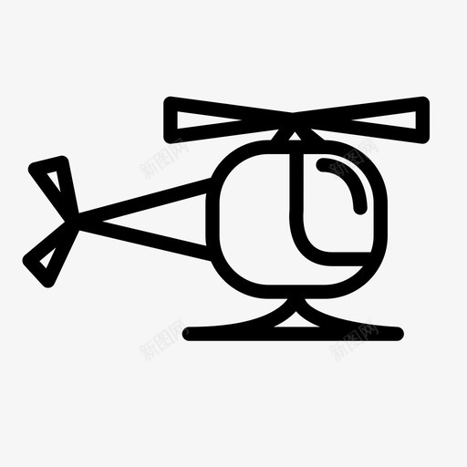 直升机运输天空图标svg_新图网 https://ixintu.com 天空 机器 直升机 车辆 运输 飞机 飞行