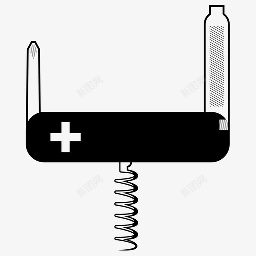 小刀多刀指甲锉刀图标svg_新图网 https://ixintu.com 多刀 小刀 工具 户外 指甲锉刀 瑞士 瑞士军刀 生存 螺丝刀