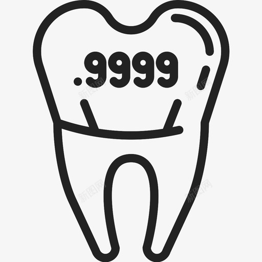 金牙图标svg_新图网 https://ixintu.com 金牙