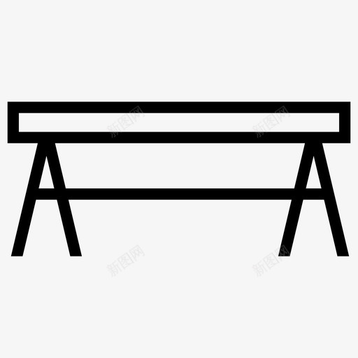 师桌办公室现代图标svg_新图网 https://ixintu.com 办公室 卧室 客厅 家具 家居配件 房子 现代 现代家具 设计师桌