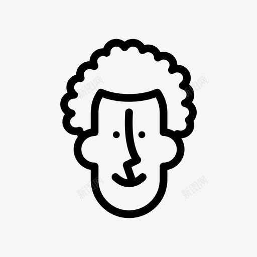 男人面部表情感情图标svg_新图网 https://ixintu.com 人 头发 快乐 情绪 感情 男人 脸 面部表情
