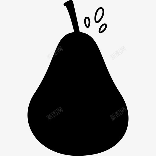 多汁的梨多汁的水果图标svg_新图网 https://ixintu.com 多汁的梨 多汁的水果