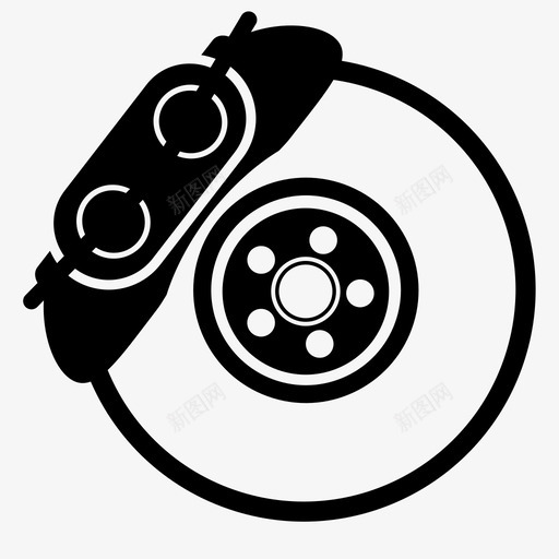 调谐制动器停止减速图标svg_新图网 https://ixintu.com 停止 减速 圆形 汽车 汽车零件 盘式 磨损 调谐制动器