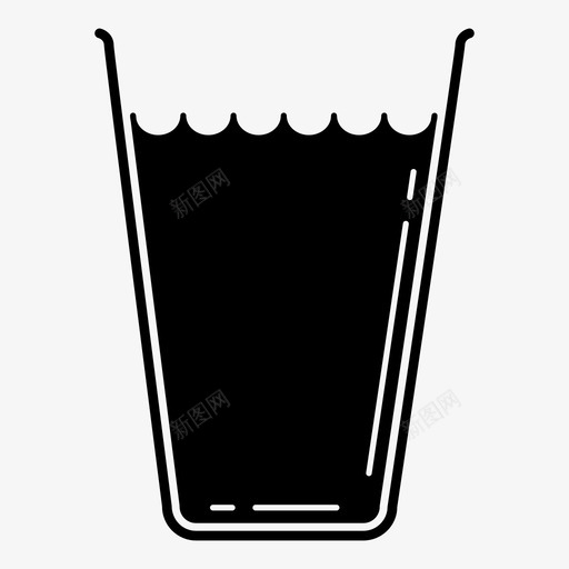 水牛奶液体图标svg_新图网 https://ixintu.com 一杯水 果汁 水 水合物 液体 牛奶 饮料 饮用玻璃杯