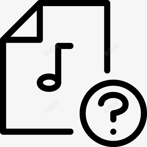 文档文件类型mp3图标svg_新图网 https://ixintu.com mp3 mp3文件 文件类型 文档 问号 音乐 音乐图标/ 音乐文件