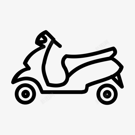 两轮车车辆行程第一册图标svg_新图网 https://ixintu.com 两轮车 车辆行程第一册