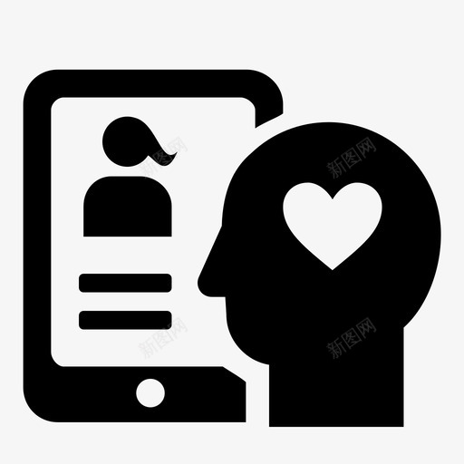 平板电脑婚介寻觅图标svg_新图网 https://ixintu.com ipad 交流 伴侣 在线约会 婚介 寻觅 平板电脑 恋爱 搜索 数字生活 朋友