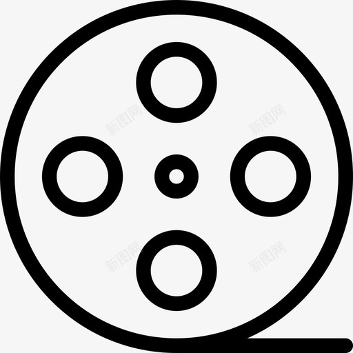 电影院故事片电影图标svg_新图网 https://ixintu.com 剧院 后院视频 播放器 故事片 电影 电影院 视频
