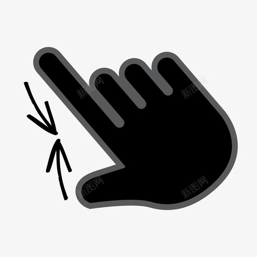 捏图标svg_新图网 https://ixintu.com 捏 捏东西