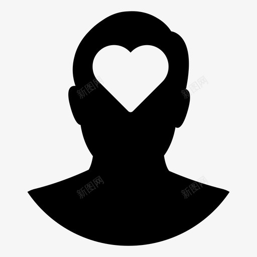爱个人头像个人档案图标svg_新图网 https://ixintu.com 个人头像 个人档案 爱 用户 用户头像 用户档案 用户账户 账户类型