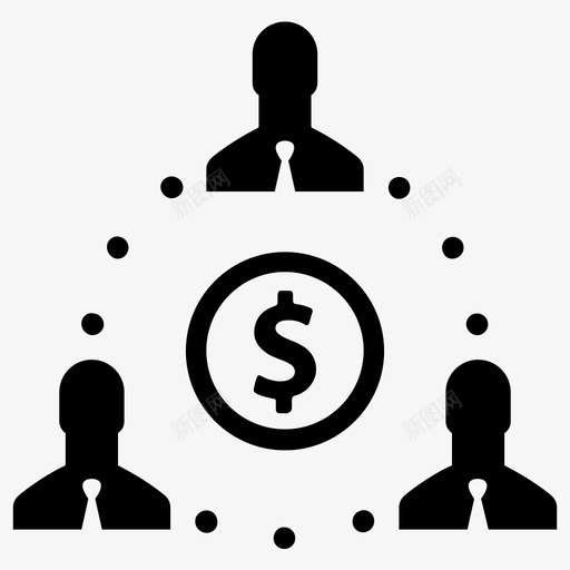 金融商业贷款利润分享图标svg_新图网 https://ixintu.com 利润分享 商业卷2 商业团体 商业贷款 商人 投资 收益 股票期权 货币 金融 风险资本家