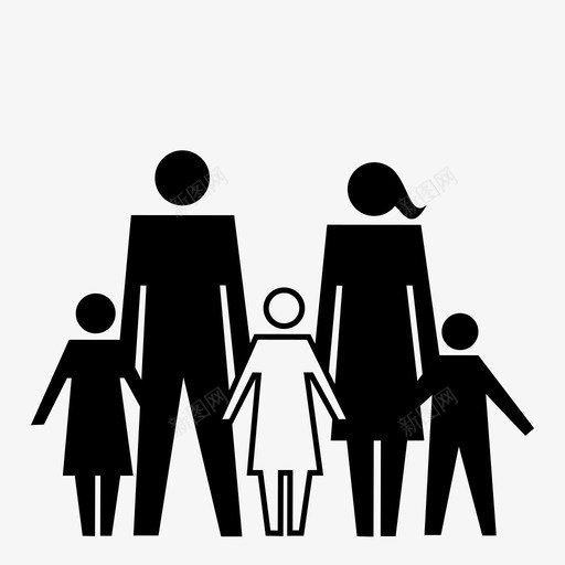 收养领养的孩子女人图标svg_新图网 https://ixintu.com 关系 女人 女孩 家庭关系 收养 母亲 父亲 领养的孩子