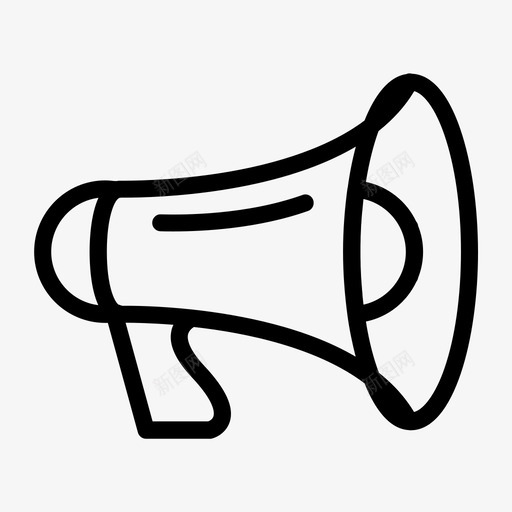 广告呼喊促销图标svg_新图网 https://ixintu.com 促销 叫喊 呼喊 喇叭 大声 广告 扩音器 行业