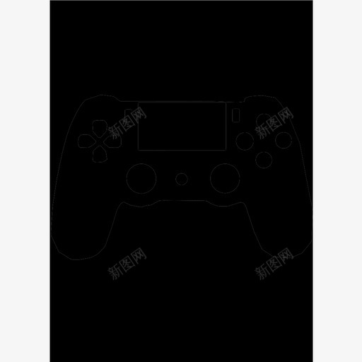 ps4控制器图标svg_新图网 https://ixintu.com ps4控制器