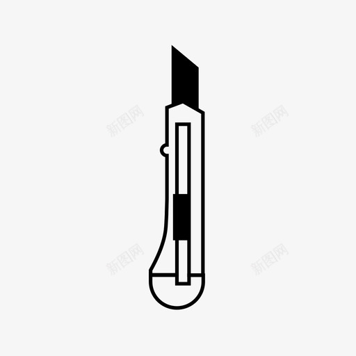 多用途刀切割折断刀片图标svg_新图网 https://ixintu.com 切割 多用途刀 工具 折断刀片