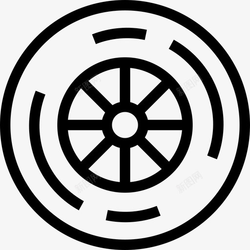 轮盘赌轮纺锤高速路图标svg_新图网 https://ixintu.com 中心 体育游戏奖励 圆圈 圆形 奖励 比赛 纺锤 赌场 轮盘赌轮 骑行 高速路