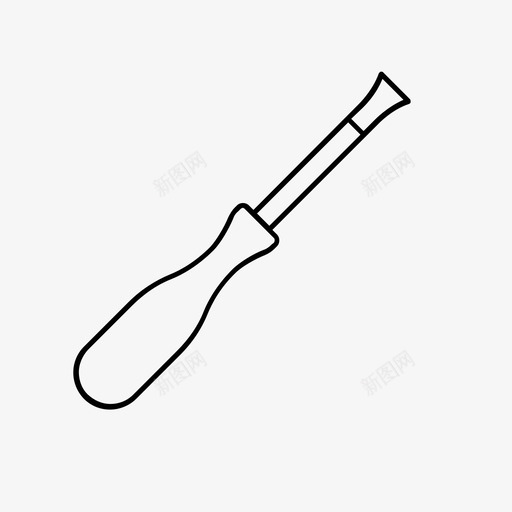 螺丝刀调整装配图标svg_新图网 https://ixintu.com 修理 固定 工具 平面图标 机械 螺丝刀 装配 调整