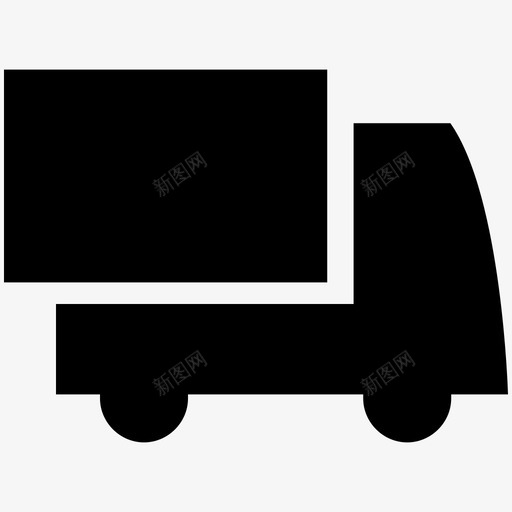 卡车承运人送货车图标svg_新图网 https://ixintu.com 卡车 承运人 皮卡 运输 送货车