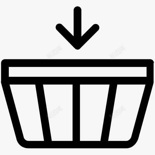 放入洗衣篮数字衣柜时尚规划师应用程序图标svg_新图网 https://ixintu.com 放入洗衣篮 数字衣柜时尚规划师应用程序
