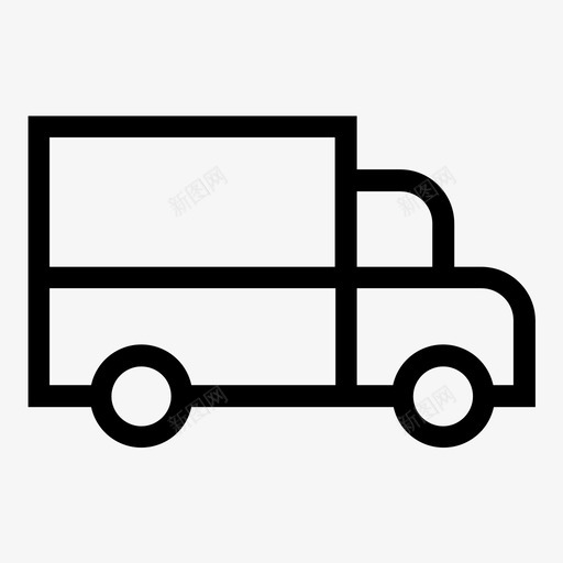 送货车移动服务移动货车图标svg_新图网 https://ixintu.com 包裹递送 半挂车 旅行 皮卡 移动服务 移动货车 货物运输 运输 运输车 送货车 骑乘