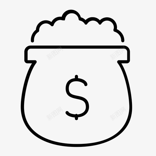 一锅金子图标svg_新图网 https://ixintu.com 一锅金子