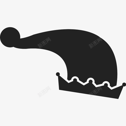 精灵帽头饰时尚图标svg_新图网 https://ixintu.com 便便球 头饰 帽子 幻想 时尚 服装 皇冠 精灵帽