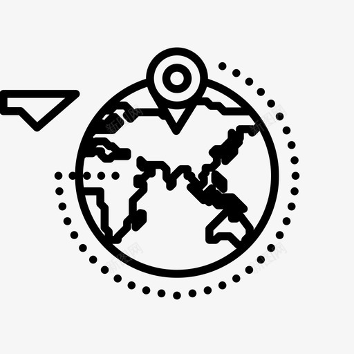 前往亚洲的旅行路线pin通道图标svg_新图网 https://ixintu.com pin 位置 前往亚洲的旅行路线 地图标记 地图标识 探险者 旅程 环球旅行者 通道 飞行计划
