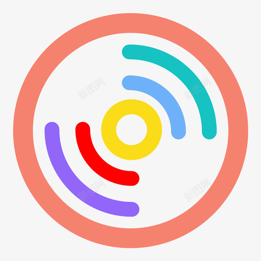 磁盘展示件唱片图标svg_新图网 https://ixintu.com 光盘 唱片 对象 展示件 数据 文章 材料 磁盘 音乐 项目