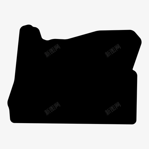 俄勒冈州州地图图标svg_新图网 https://ixintu.com 俄勒冈 俄勒冈州地图 州 州地图 简单美国(实心)