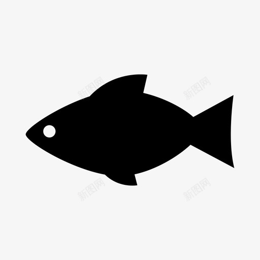 鱼游泳海边图标svg_新图网 https://ixintu.com 海洋 海洋生物 海边 渔网 游泳 蛋白质 食物 鱼