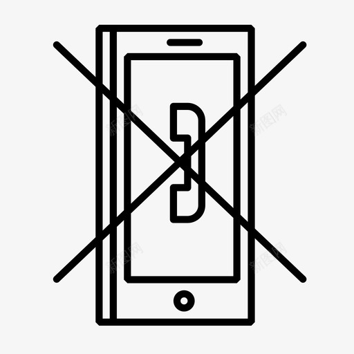 没有电话请不要使用手机不要使用手机图标svg_新图网 https://ixintu.com 不要使用手机 危险 安全 帮助 没有电话 注意事项 警告图标 说明 请不要使用手机